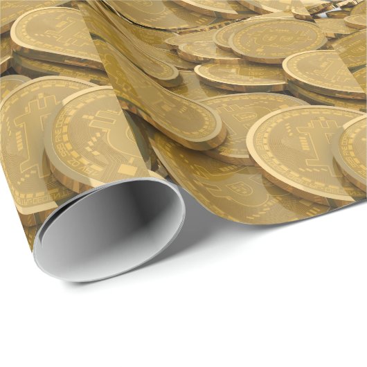 Bitcoin 7 geschenkpapier (Rolleneckpunkt)