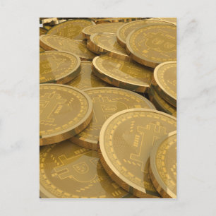 Bitcoin 7 postkarte