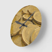 Bitcoin 7 runde wanduhr (Winkel)