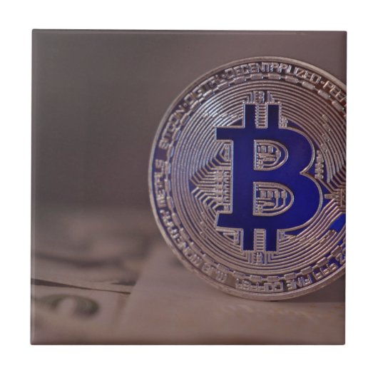 Bitcoin 8 fliese (Vorderseite)