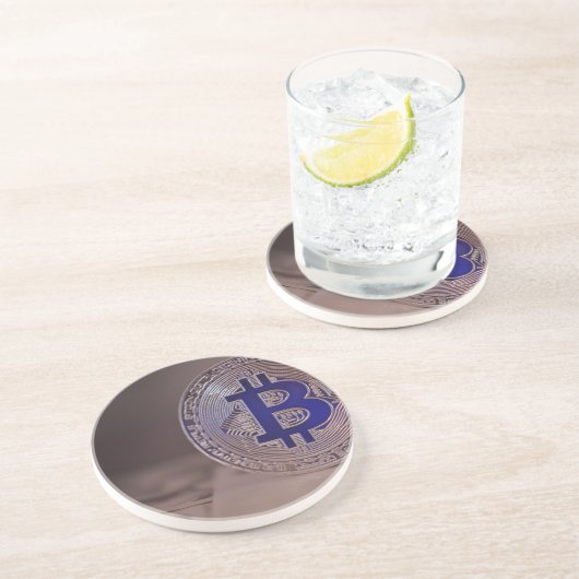 Bitcoin 8 sandstein untersetzer (Seite)