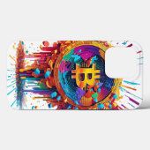 Bitcoin-Abbildung Case-Mate iPhone Hülle (Rückseite (Horizontal))