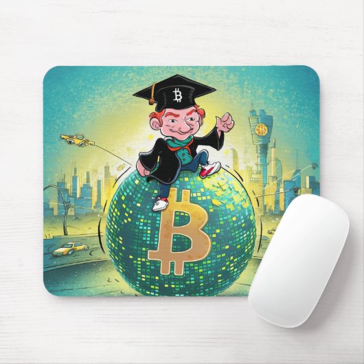 Bitcoin-Abschluss Mousepad (Mit Mouse)