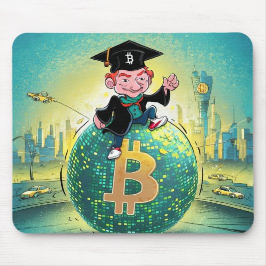 Bitcoin-Abschluss Mousepad (Vorne)