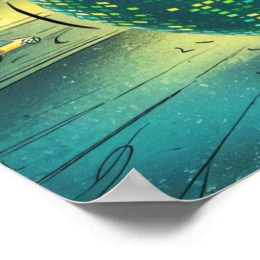 Bitcoin-Abschluss Poster (Ecke)