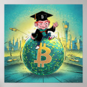 Bitcoin-Abschluss Poster (Vorne)