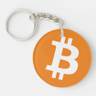 Bitcoin Acrylischer Schlüsselanhänger