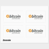 Bitcoin Akzeptiert Hier Aufkleber (Blatt)
