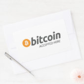 Bitcoin Akzeptiert Hier Aufkleber (Umschlag)
