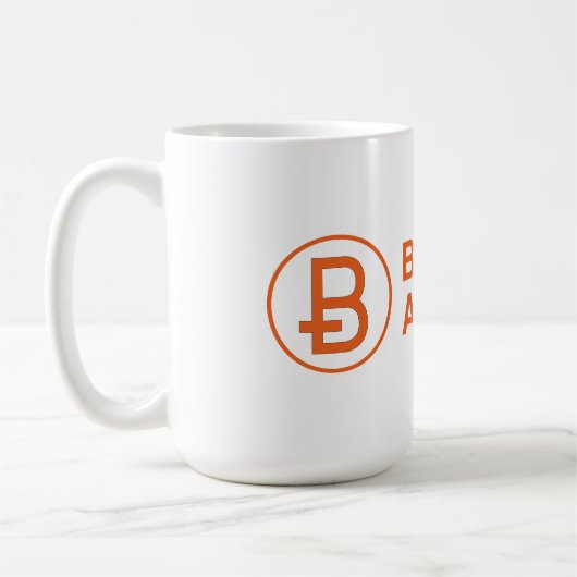 Bitcoin Akzeptierte Tasse (Links)