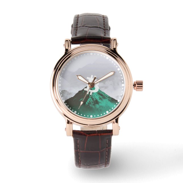 Bitcoin All-Time-High (ATH) Armbanduhr (Vorderseite)