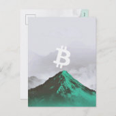 Bitcoin All-Time-High (ATH) Feiertagspostkarte (Vorne/Hinten)