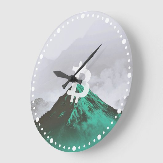 Bitcoin All-Time-High (ATH) Große Wanduhr (Winkel)