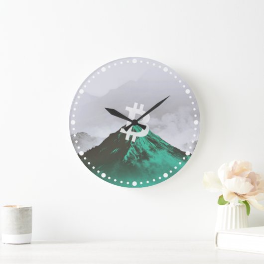 Bitcoin All-Time-High (ATH) Große Wanduhr (Zuhause)