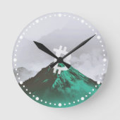 Bitcoin All-Time-High (ATH) Runde Wanduhr (Vorderseite)