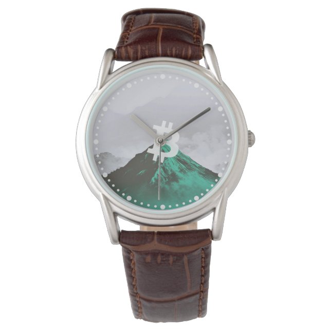 Bitcoin-Allzeithoch (ATH) Armbanduhr (Vorderseite)