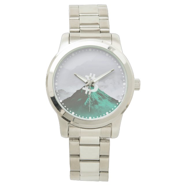 Bitcoin-Allzeithoch (ATH) Armbanduhr (Vorderseite)