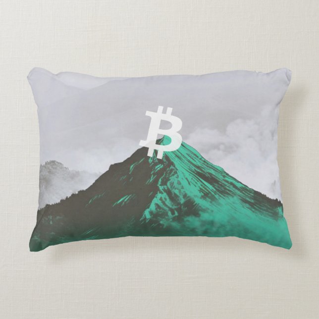 Bitcoin Allzeithoch (ATH) Dekokissen (Vorderseite)