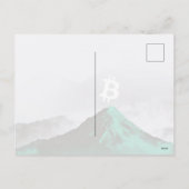 Bitcoin Allzeithoch (ATH) Feiertagspostkarte (Rückseite)