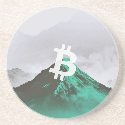 Bitcoin Allzeithoch (ATH) Getränkeuntersetzer (Vorne)
