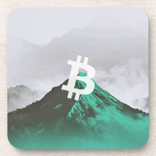 Bitcoin Allzeithoch (ATH) Getränkeuntersetzer (Vorderseite)