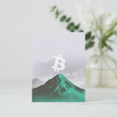 Bitcoin Allzeithoch (ATH) Postkarte (Stehend Vorderseite)