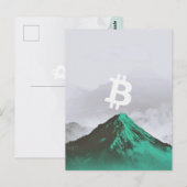 Bitcoin Allzeithoch (ATH) Postkarte (Vorne/Hinten)
