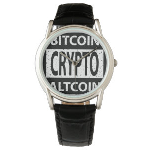 Bitcoin Altcoin Schlüssel Armbanduhr