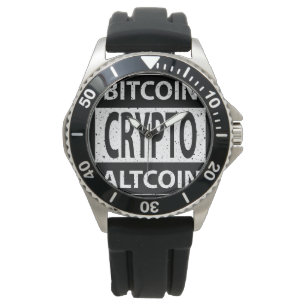Bitcoin Altcoin Schlüssel Armbanduhr