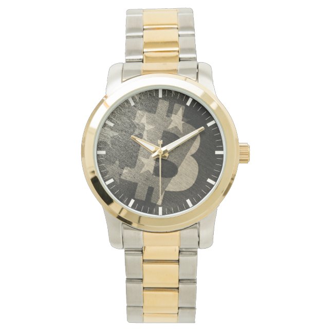 Bitcoin America ₿ (Vintage) Watch Armbanduhr (Vorderseite)