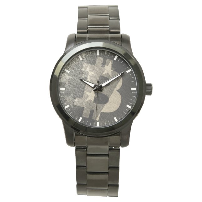 Bitcoin America ₿ (Vintage) Watch Armbanduhr (Vorderseite)