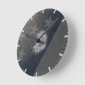 Bitcoin Amerika Runde Wanduhr (Winkel)