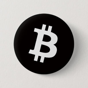 Bitcoin-Anstecknadel (Mittel) Button