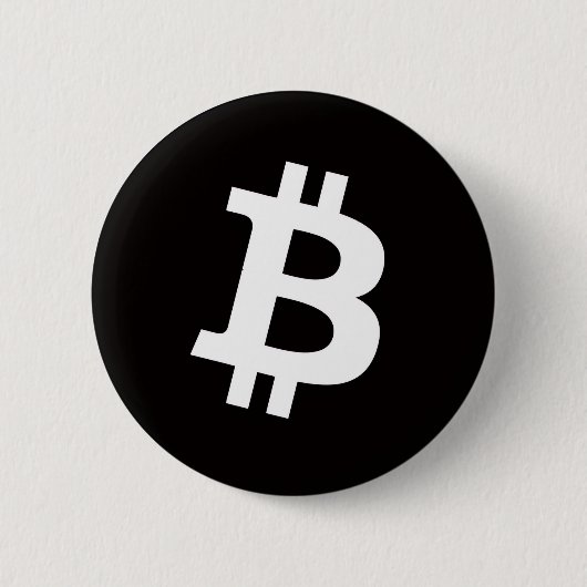 Bitcoin-Anstecknadel (Mittel) Button (Vorderseite)