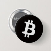 Bitcoin-Anstecknadel (Mittel) Button (Vorne & Hinten)