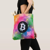 Bitcoin Aquarell (Stil 1 - Genesis) Tasche (Von Nahem)