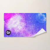 Bitcoin Aquarell (Stil 2 - Miami) Badhandtuch Set (Handtuch)