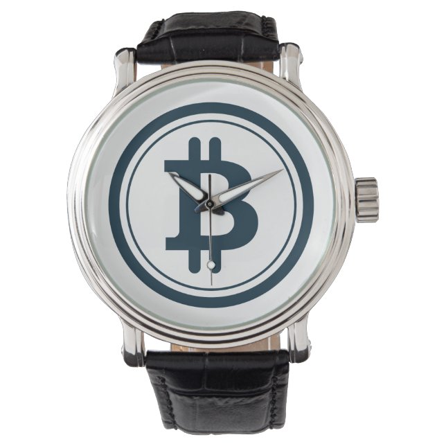 Bitcoin Armbanduhr (Vorderseite)