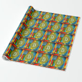 Bitcoin Art Geschenkpapier (Ungerollt)
