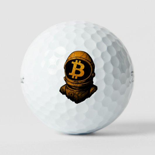 Bitcoin Astronaut-Crypto Astronaut Golfball (Vorderseite)