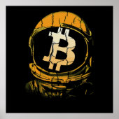 Bitcoin Astronaut-Crypto Astronaut Poster (Vorne)