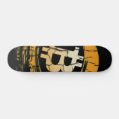 Bitcoin Astronaut-Crypto Astronaut Skateboard (Horizontal)