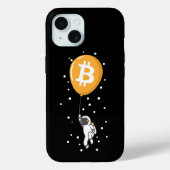Bitcoin Astronaut zum Mond - Btc Crypto Case-Mate iPhone Hülle (Rückseite)