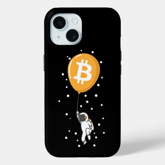 Bitcoin Astronaut zum Mond - Btc Crypto Case-Mate iPhone Hülle (Rückseite)