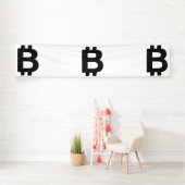 Bitcoin B Bold 2,5x12 Vinyl Banner (Insitu)