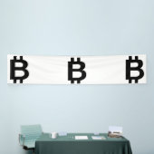 Bitcoin B Bold 2,5x12 Vinyl Banner (Messeveranstaltung)