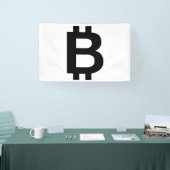 Bitcoin B Bold 2,5x4 Vinyl Banner (Messe)