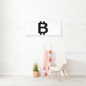 Bitcoin B Bold 2,5x6 Vinyl Banner (Insitu)