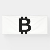 Bitcoin B Bold 2,5x6 Vinyl Banner (Horizontal)