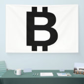 Bitcoin B Bold 4x6 Vinyl Banner (Messe)